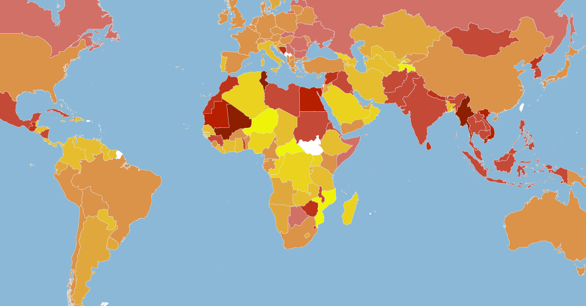 MAP: How Much More Alcohol Do Men Drink Than Women Around The World ...