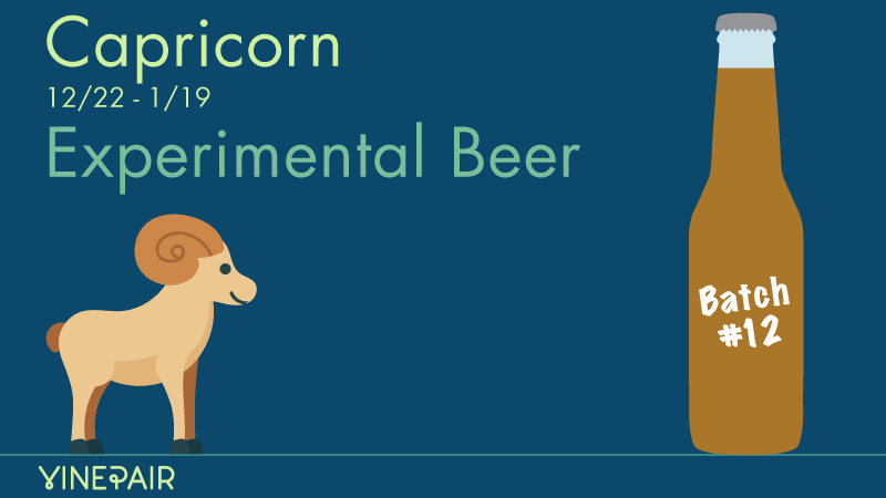 Capricorn (12/22 – 1/19) & Experimental Craft Beer
