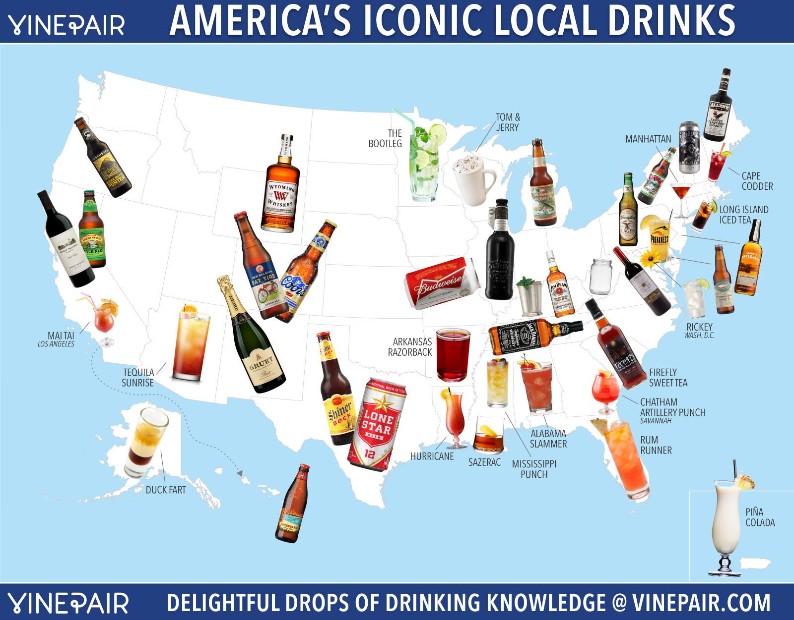MAP: America's Iconic Local Drinks