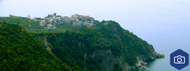 Corniglia From The Hiking Trail In Cinque Terre