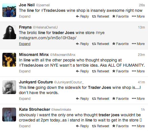 Trader Joes Tweeters