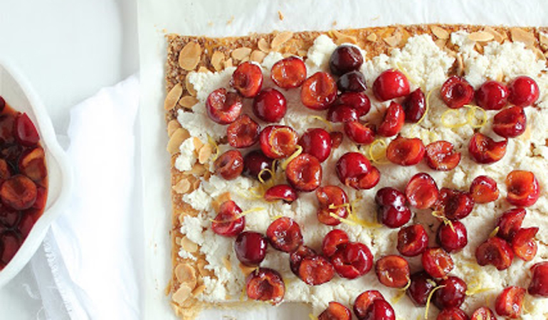 Cherry Ricotta Tart