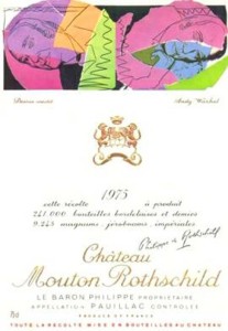 Andy Warhol Wine Label
