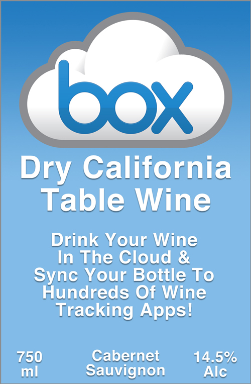 Box As A Wine Label