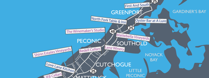 Long Island Winery Map The Essential North Fork Wine Guide [With Map!] | Vinepair