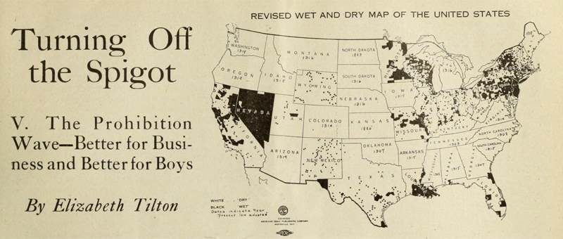 Prohibition Map 1917