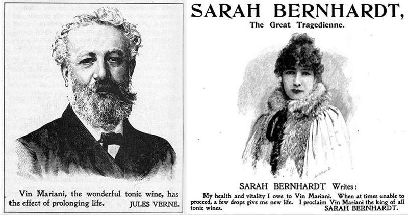 Sarah Bernhardt And Jules Verne