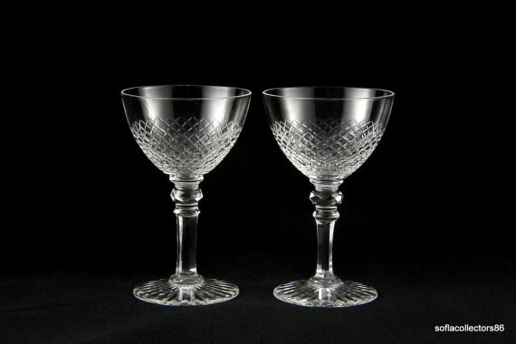 Vintage Sherry And Port Wine Glasses