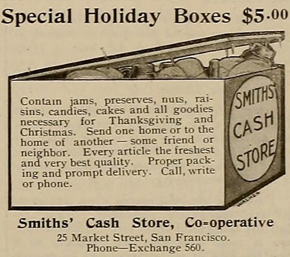 1905- The Argonaut - Advertisement For A Holiday Box From A Company In San Francisco