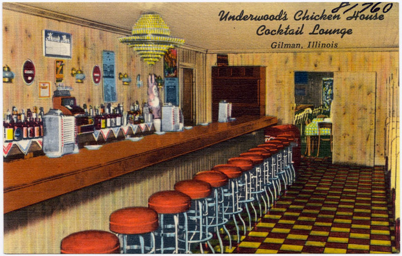 Underwood's Chicken House Cocktail Lounge - Gilman, Illinois