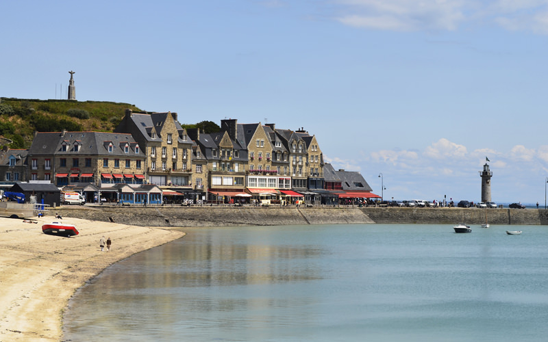 Cancale, on the coast in Brittany