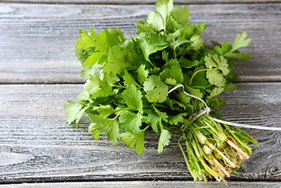 Add cilantro to your alcohol and cocktails