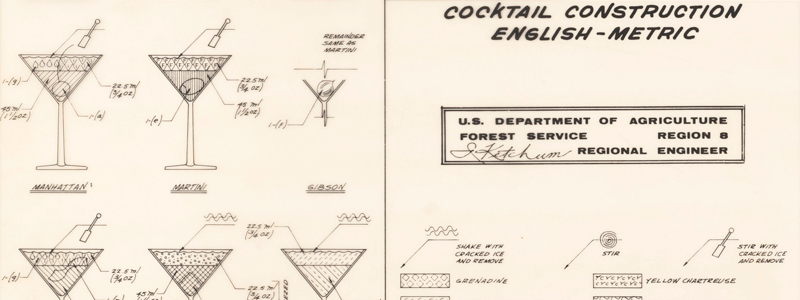 The US Forest Service Explains How To Build A Cocktail In Diagrams 