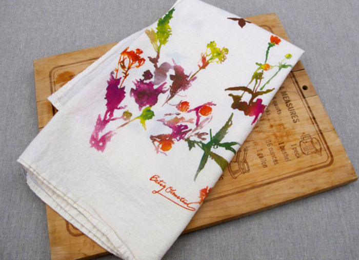 Market Floral Flour Sack Towel