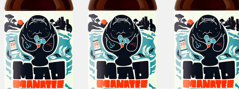 Mad Manatee is a cool beer label