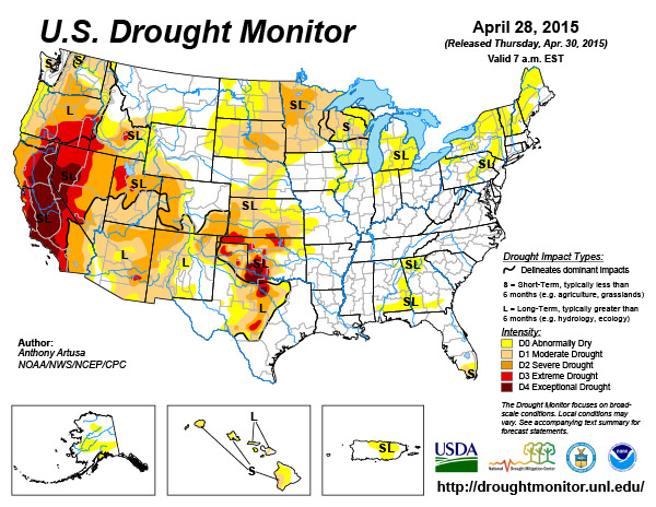 US Drought Conditions