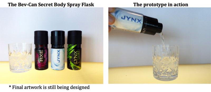 We want to see this body spray flask funded
