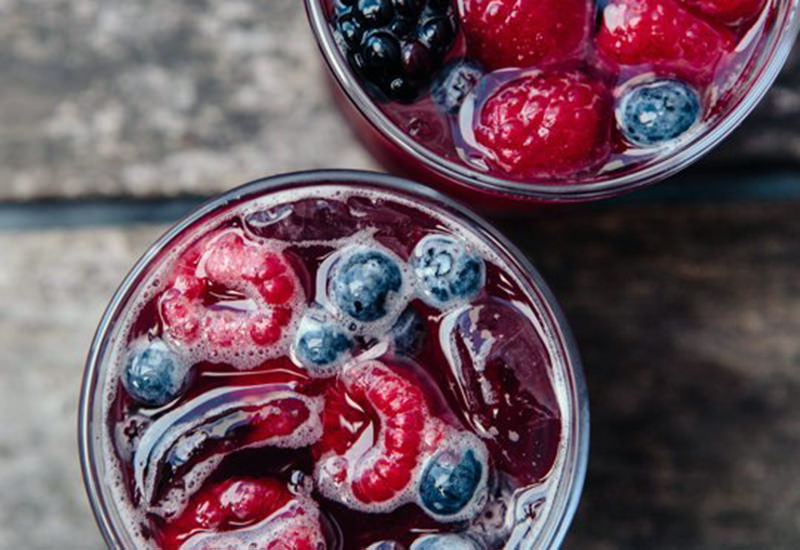 This is American berry sangria