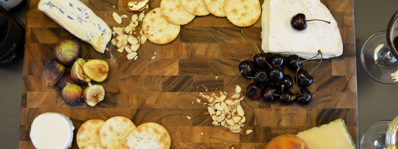 The perfect summer wine and cheese spread