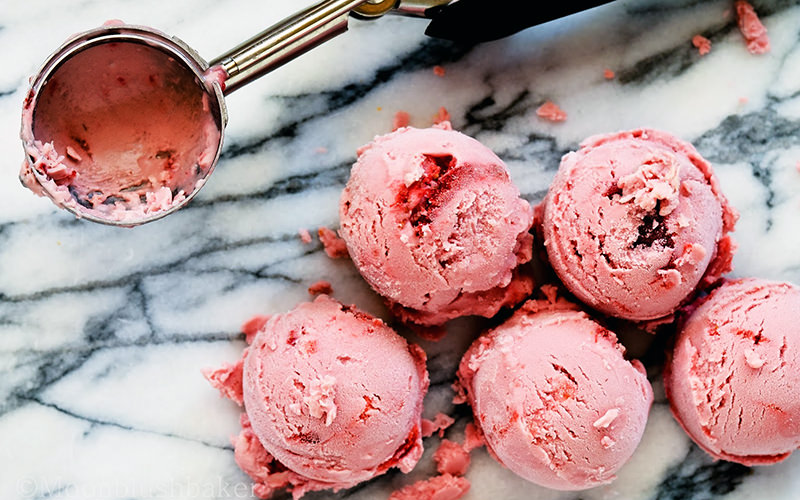 This is red wine ice cream