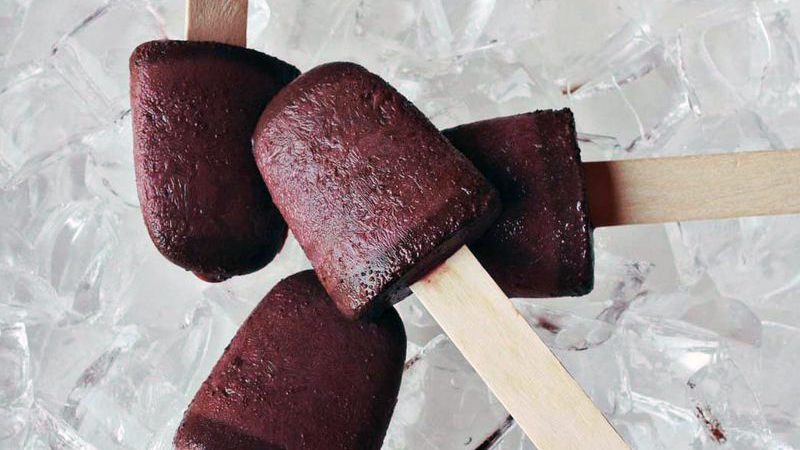 These are red wine fudgsicles