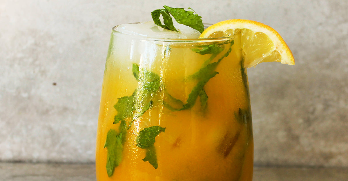 The Mango & Mint Spiked Lemonade Recipe
