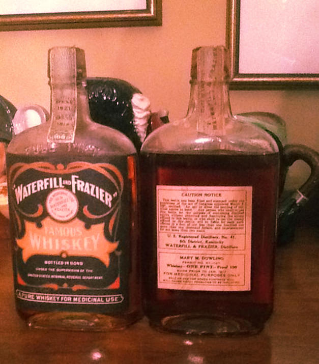 This couple found Prohibition whiskey in their house