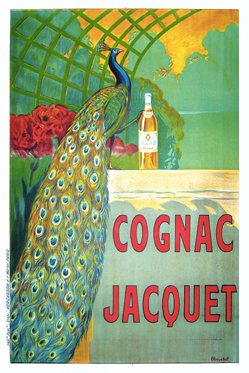 This is a vintage cognac ad