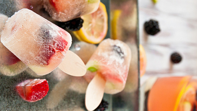These are white sangria pops