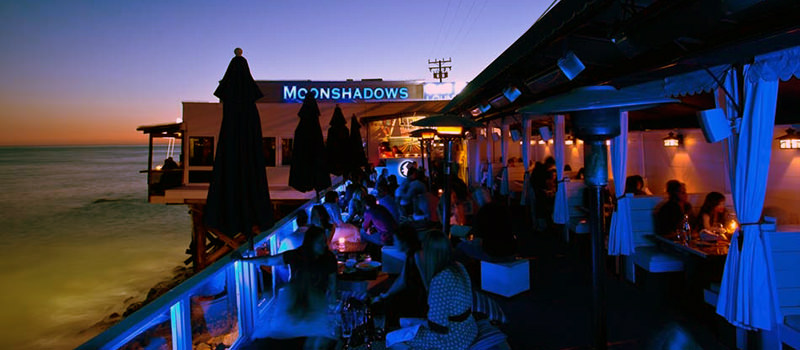 Moonshadows bar is a great beach bar