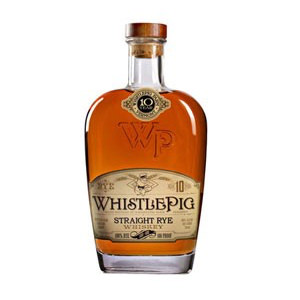 Whistle Pig rye whiskey is great in a Manhattan
