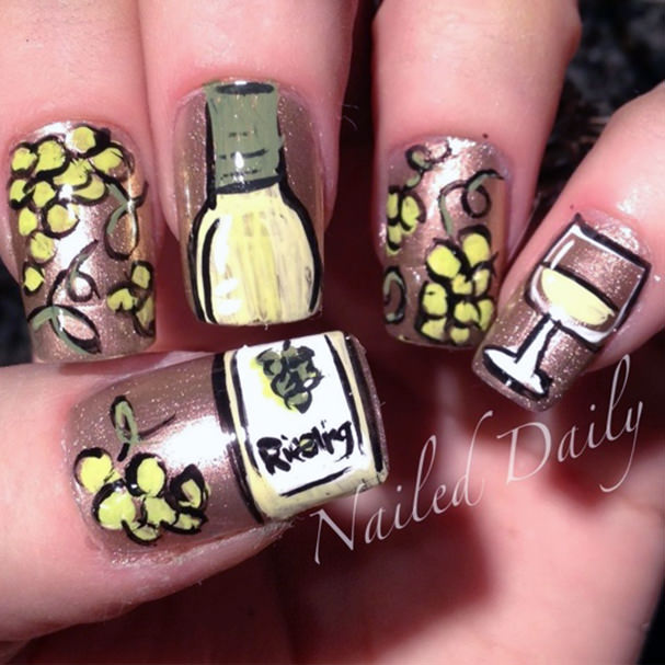 Check out these amazing wine manicures