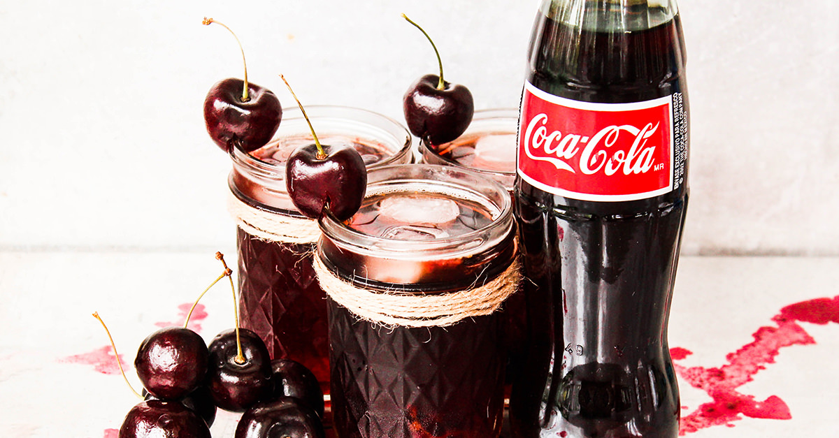 The Homemade Fresh Bourbon Cherry Coke Recipe