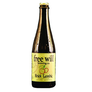 Free Will's Kriek is a great fruity beer