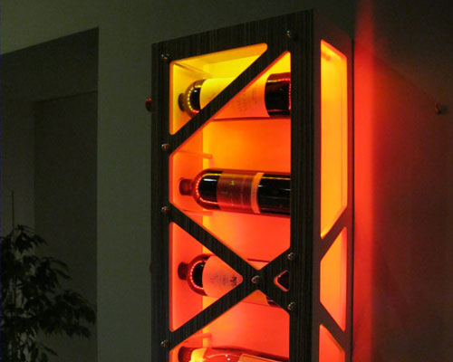 Illuminated Wine Rack