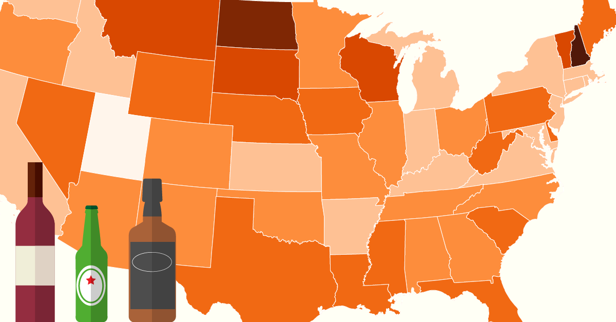 MAPS The States That Drink The Most Wine, Beer & Spirits VinePair