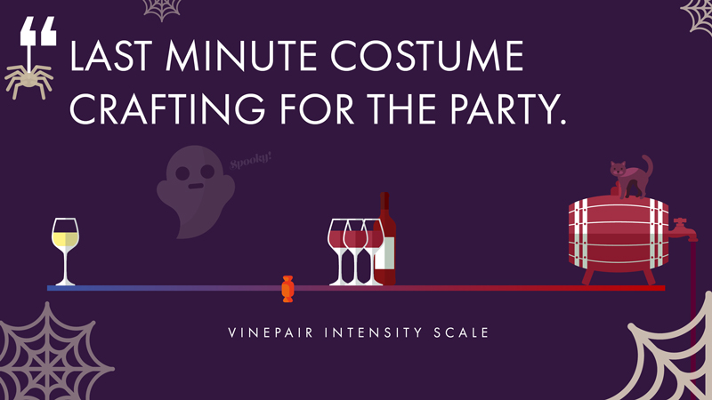 Last minute costume crafting for the party - Merlot