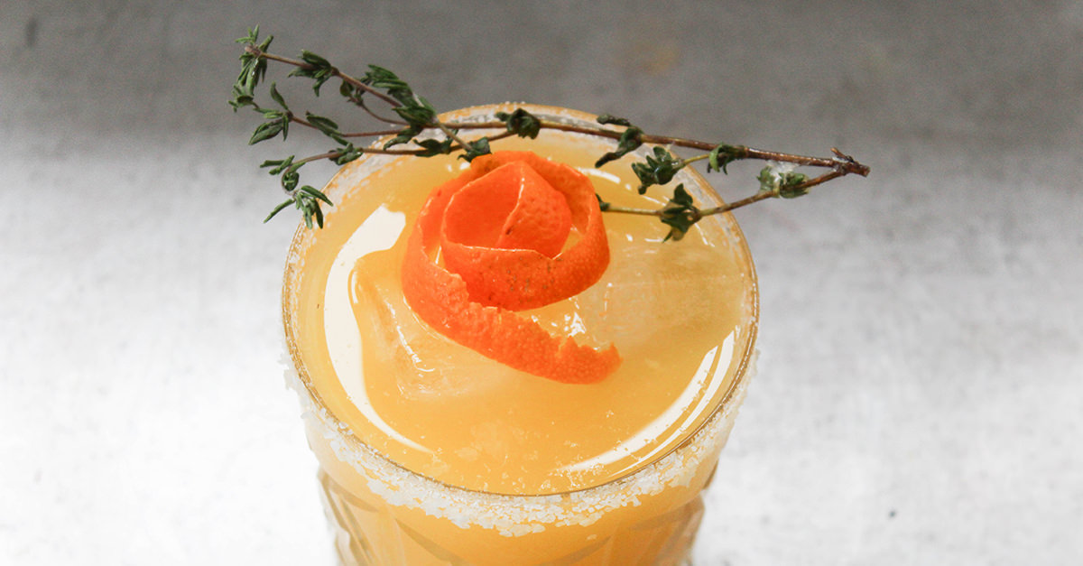 The Smoky Orange And Thyme Margarita Recipe