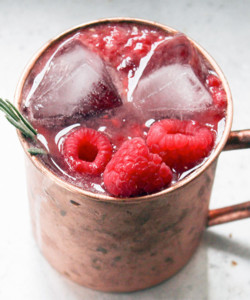 The Raspberry Rum Mule