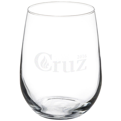 6 - Cruz 2016 Stemless Wine Glass