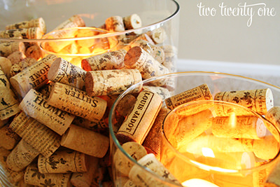 Cork Candle Holders