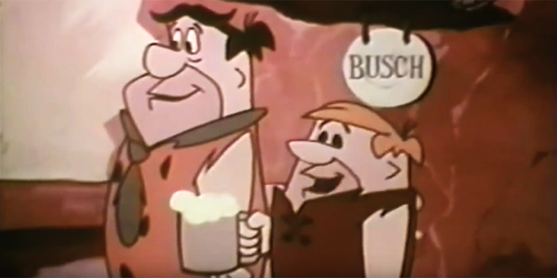 Flintstone smoking commercial