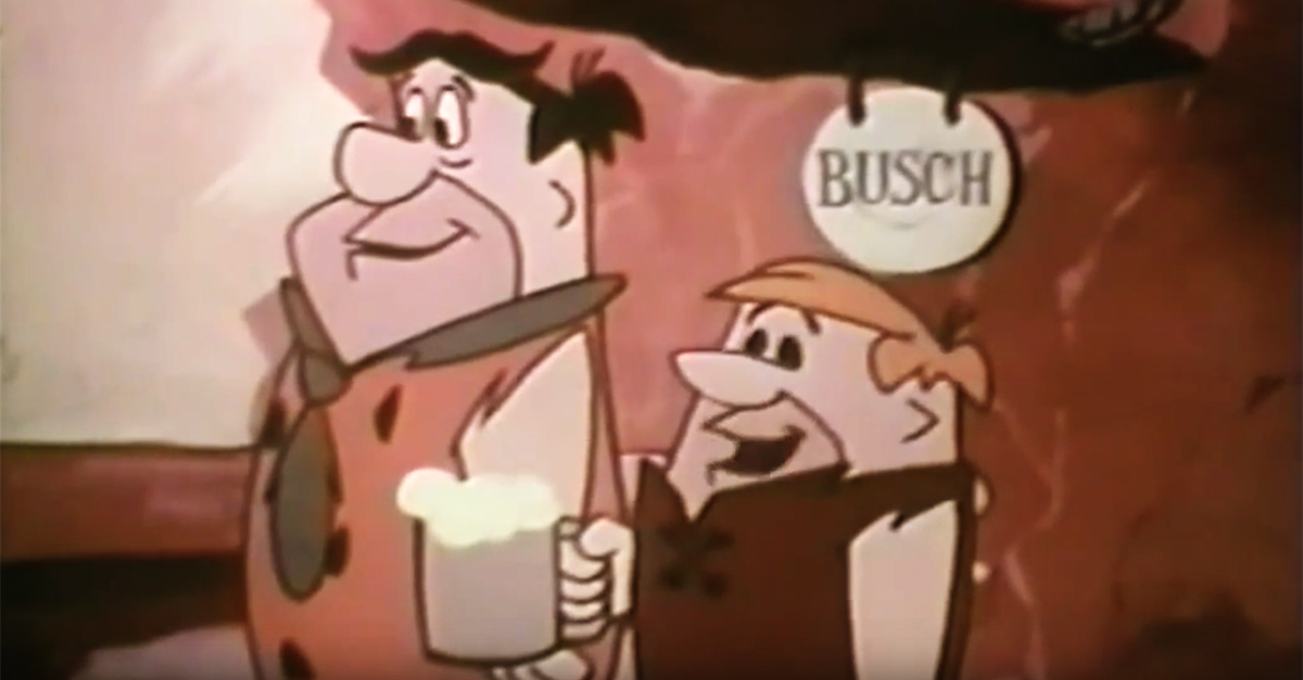 There's A Flintstones Corporate Cartoon About Busch Beer (And It Will
