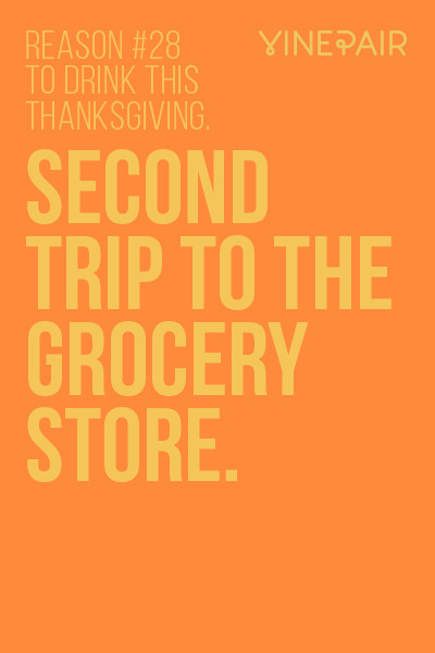 Reason #28 to drink on Thanksgiving