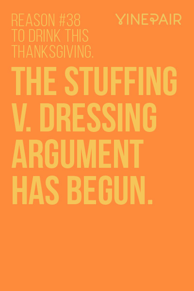 Reason #38 to drink on Thanksgiving