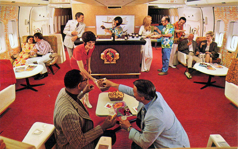 The Glamorous Airline Lounges In The Sky From The 1970s | VinePair