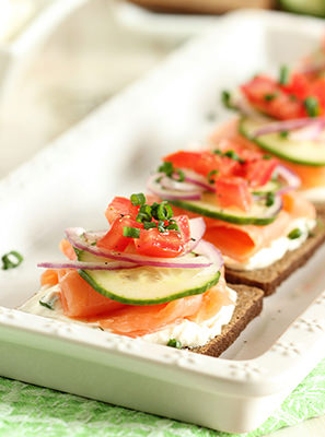 salmon-canapes