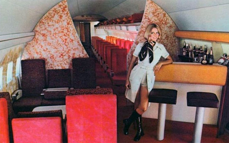 The TWA 707 Coach Lounge