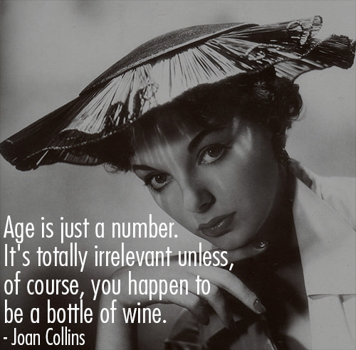 Joan Collins On Wine
