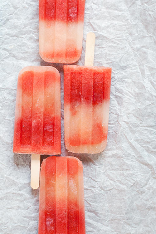 Watermelon-Mint Tequila Popsicles by Hungry Girl por Vida